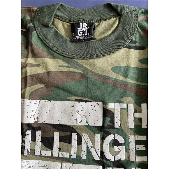 The Dillinger Escape Plan Band Tour T-Shirt Youth Medium Green Camouflage JR GI - Picture 2 of 2